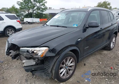 2017 BMW X3 xDrive28I from USA, damaged, VIN 5UXWX9C52H0T07682